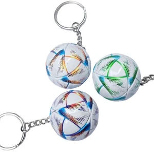 US Soccer Keychain Keyrings 3 PCS Sets Football and Soccer Ornament Player Gift - Picture 1 of 8