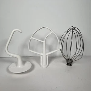 KitchenAid Mixer Attachments Wire Whisk - Dough Hook - Flat Beater Paddle - Picture 1 of 7