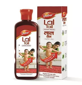 Dabur Lal Tail (Oil) Ayurvedic Baby Massage Oil 200ml - Picture 1 of 5