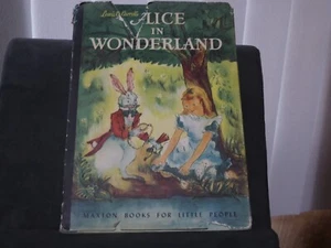Vintage Alice in Wonderland Book Lewis Carroll 1947 Rare  - Picture 1 of 4