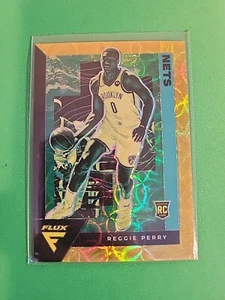 Reggie Perry 2020-21 Flux Rookie FOTL Gold Scope Prizm 6/8 - Picture 1 of 2