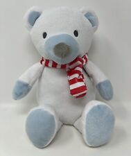 Manhattan Toy Snowy Pattern Plush Bear Christmas Holiday Stuffed Animal 12” NEW