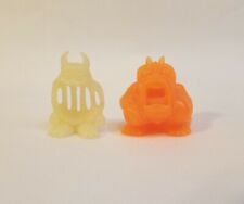 Vintage Real Ghostbusters Ecto Glow Jail Jaw Glow in Dark & Ecto-1 Orange Ghost