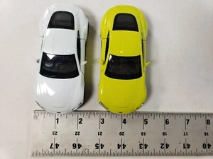 Lot Of 2 RMZ City White Green Aston Martin Vantage 1:32 Die Cast Car Toy - Picture 1 of 7