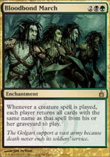 1x Bloodbond March MTG Ravnica NM Magic Regular