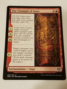 The Triumph Of Anax Theros beyond Death Mtg Card Mint Condition - Picture 1 of 2
