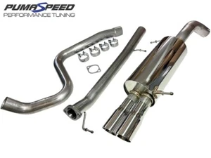 Pumaspeed Vulcan V2 Cat Back Exhaust Fiesta ST180 1.6 EcoBoost - Polished Tips - Afbeelding 1 van 3