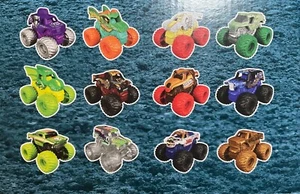 2024 Monster Jam Mini Series 15 Complete Set of 12 Sealed in Bags with 4 Chases - Bild 1 von 2