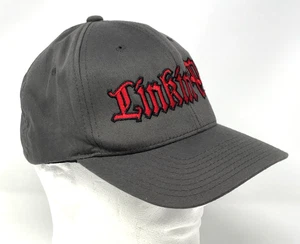 Linkin Park Hat Men's L-XL Flexfit Gray Cap Embroidered Rock Band - Picture 1 of 11