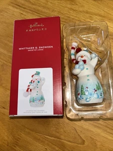 Whittaker Q Snowden SnowTop Lodge #17 2021 adorno de recuerdo con sello - Imagen 1 de 1