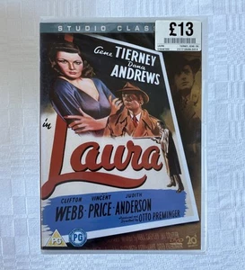 Laura DVD (2007) Gene Tierney, Preminger (Dir.) R2 Cert PG NEW & SEALED Free P&P - Bild 1 von 8