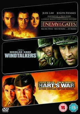 Enemy At The Gates/Windtalkers/Hart's War [DVD] - DVD  82VG The Cheap Fast Free - Image 1 of 2