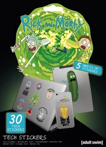 Tech Sticker Lizenz Friends Rick and Morty Super Mario Harry Potter - Bild 1 von 8