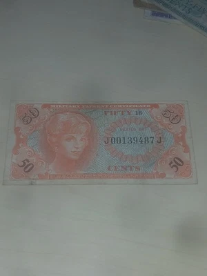 US Military Payment Certificate  Nice 50c See Pic United States MPC  - Image 1 of 2