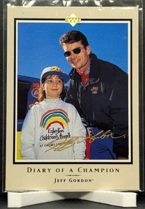 1996 Upper Deck Road To The Cup Diary of a Champion #DC6 Jeff Gordon NM - Picture 1 of 2