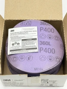 NEU 3M Hookit 360L Film Disc P400 - 55719 - 100/Box - Bild 1 von 3