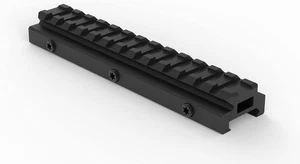 Monstrum Lockdown V3 Picatinny Riser Mount Low Profile | 0.33 inch, Black  - Picture 1 of 7