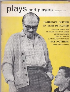 Plays & Players Magazine January 63 - Laurence Olivier - Semi Detached - Picture 1 of 1
