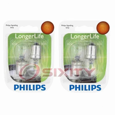 2 bombillas de señal de giro delanteras Philips para Honda Accord Civic CRX encendidas Foto 1 de 4