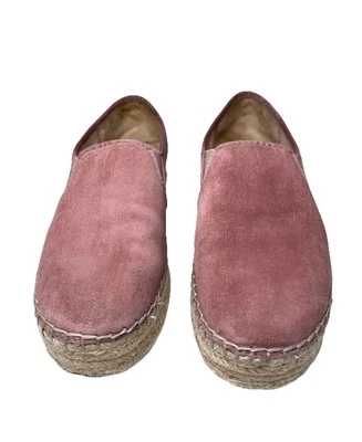 Sam Edelman Carrin Gamuza Plataforma Alpargatas Zapatos Rosa Mujer Talla 8M Sin Cordones Foto 1 de 4