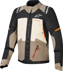Alpinestars Andes V4 Drystar Waterproof Motorcycle Jacket - Walnut/Mastic/Black - Picture 1 of 2