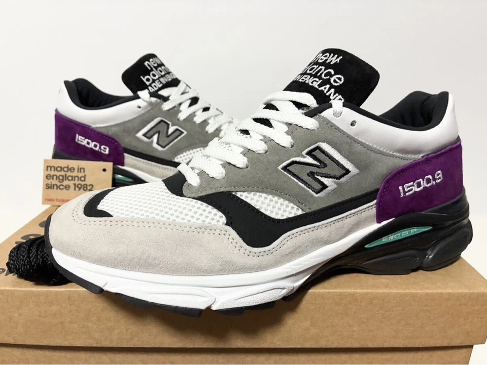 Deadstock New Balance M15009EC Color Blanco Gris Hecho en Inglaterra Hombres Us9.5 Foto 1 de 4