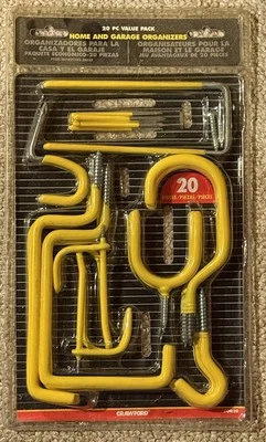 Nuevo Crawford #OR20 Acero Recubierto Gancho Surtido 20 PC Organizadores de Hogar y Garaje  Foto 1 de 3