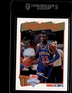 1991-92 Hoops #556 Terrell Brandon RC - Picture 1 of 2