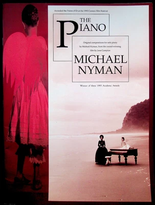 The Piano 1993 Songbook Sheet Music Michael Nyman Period Drama Movie Songs - Image 1 of 4