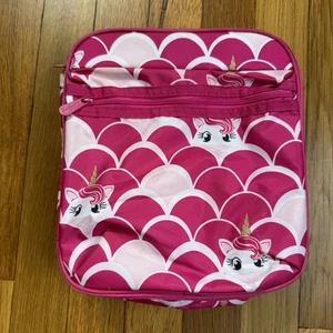Thirty One Girls Unicorn Thermal Lunch Box Bag Pink - Picture 1 of 7
