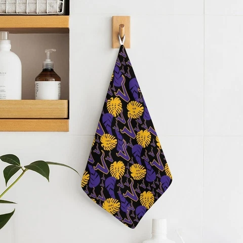 2pcs Minnesota Vikings Hand Towel Soft Towel Kitchen Towel Print Towels 11.8" Cover