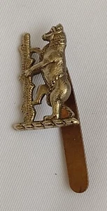WW1 Warwickshire Yeomanry (Hussars) Cap Badge All White Metal 28mm ANTIQUE Org - Picture 1 of 24
