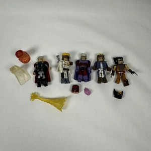 Marvel Minimates Lot Of 5 Magneto, Wolverine, Cannonball, Thor, Shatterstar - Picture 1 of 7
