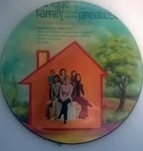 The Partridge Family David Cassidy Greatest Hits Album Clock 11.5" battery - Bild 1 von 7