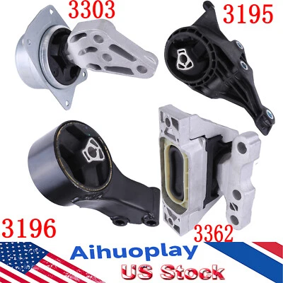 Motor y montaje de transmisión automática 4 piezas para Cadillac SRX FWD 2010-2016 3,0 L 3,6 L V6 Foto 1 de 4