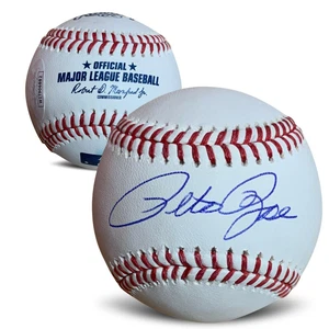 Pete Rose Autographed MLB Signed Baseball Beckett COA With Display Case - Picture 1 of 3