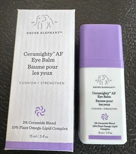 Drunk Elephant Ceramighty AF Eye Balm 0.5oz NIB + Marula Oil Sample 3ml - Picture 1 of 1