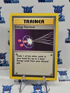 Pokemon Energy Retrieval - 81/102 - Base Set - MP - Picture 1 of 2