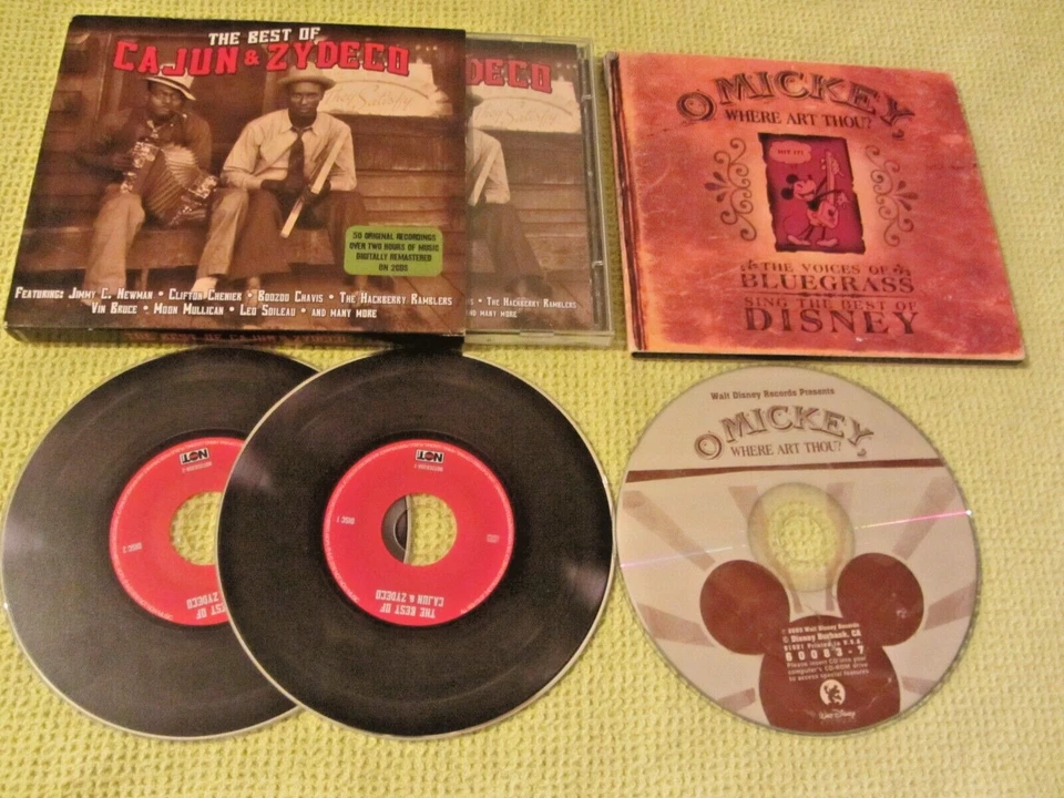 The Best of Cajun & Zydeco & MICKEY Where Art Thou? 2 CD Albums Bluegrass Folk - Image 1 of 1