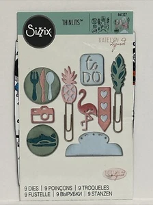 Sizzix Thinlits Dies Katelyn Lizardi Planificador Página Iconos #2 Flamenco Piña - Imagen 1 de 5