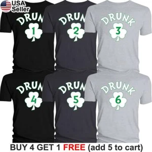 Camiseta del Día de San Patricio Patty's Irlanda Irlandesa Divertida Bar de Cerveza Fiesta Beber Hombres - Imagen 1 de 29