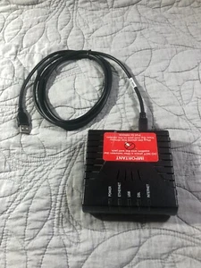 Módem + router Westell E90-610015-06 Verizon DSL2 con cable USB SIN CABLE DE ALIMENTACIÓN - Imagen 1 de 4