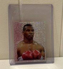 MIKE TYSON 1996 MERLIN COLLECTIONS SKY SPORTS #217 FOIL ITALIAN STICKER ITALY