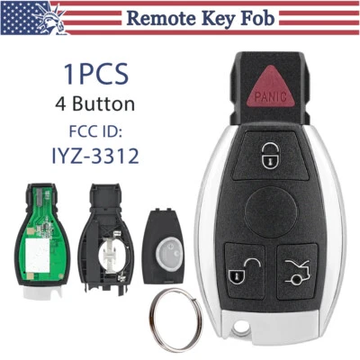 Mando a distancia para Mercedes Benz S550 2007 2008 2009 2010 2011 2012 2013 2014 llavero Foto 1 de 4