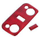 Red Carbon Fiber Front Reading Light Frame Trim Cover Fit For Mustang