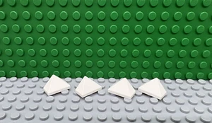 Lego 4 Blanco 2x1 Tejas Punta Pendientes 45 grados NUEVO - Imagen 1 de 1