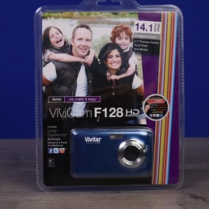 NEW Vivitar ViviCam F128 HD 14.1 Mega Pixels Digital Camera Sealed - Picture 1 of 2