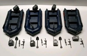 Vintage 1985 Gi Joe Cobra Night Landing Army Builder Lot X4 - Picture 1 of 9