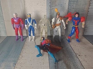 Vintage Marvel X-men Toy Biz Figure Bundle Magneto Gambit Shatterstar Cyclops - Picture 1 of 14