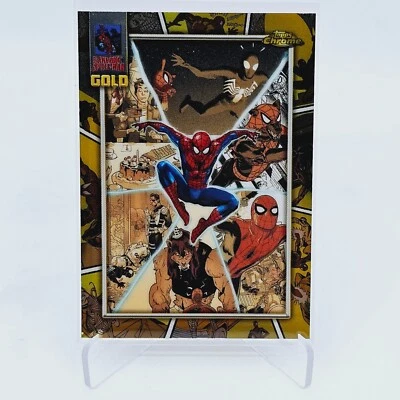 2024 Topps Chrome Marvel Amazing SPIDER-MAN Full Circle #1 Gold SG-1 🔥 - Image 1 of 4